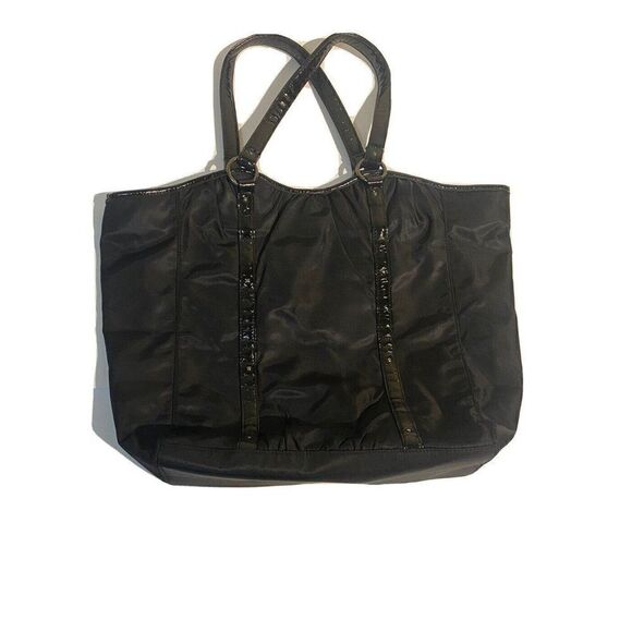 Ann Taylor Shoulder Bag Weekender Tote Large Black - Picture 2 of 5